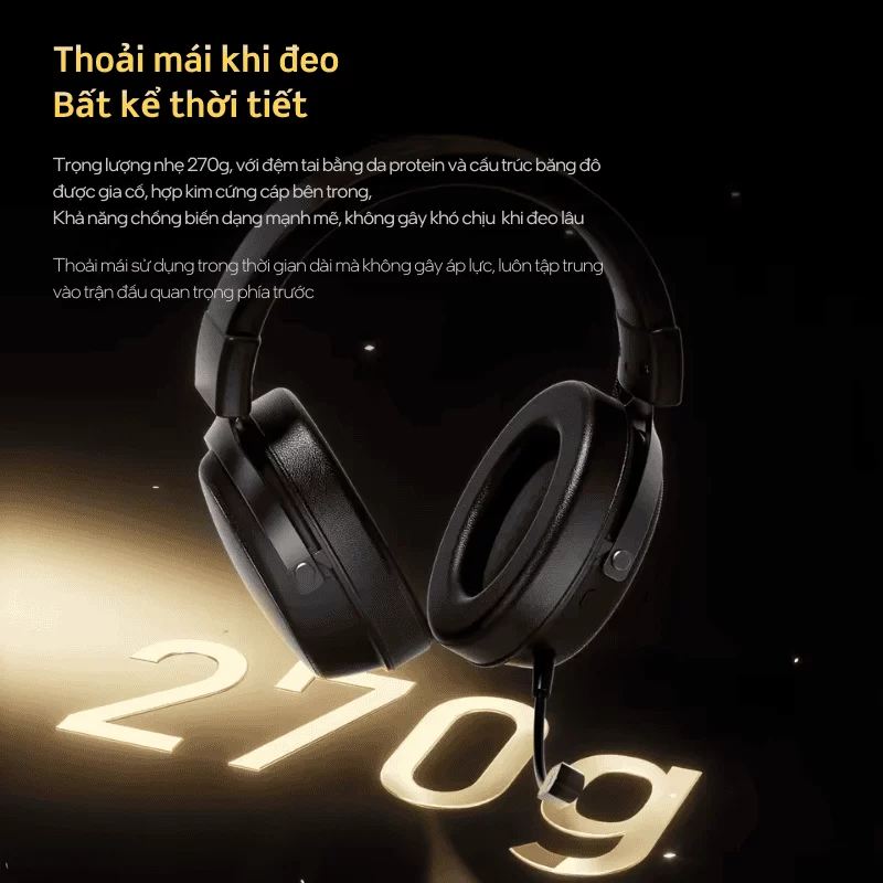 ATK Neptune N9 Ultra Esports Gaming Wireless Headset - Noise-canceling, 4 modes, 130h Battery 9 ATK Neptune N9 Ultra Esports Gaming Wireless Headset - Noise-canceling, 4 modes, 130h Battery - Ảnh 9