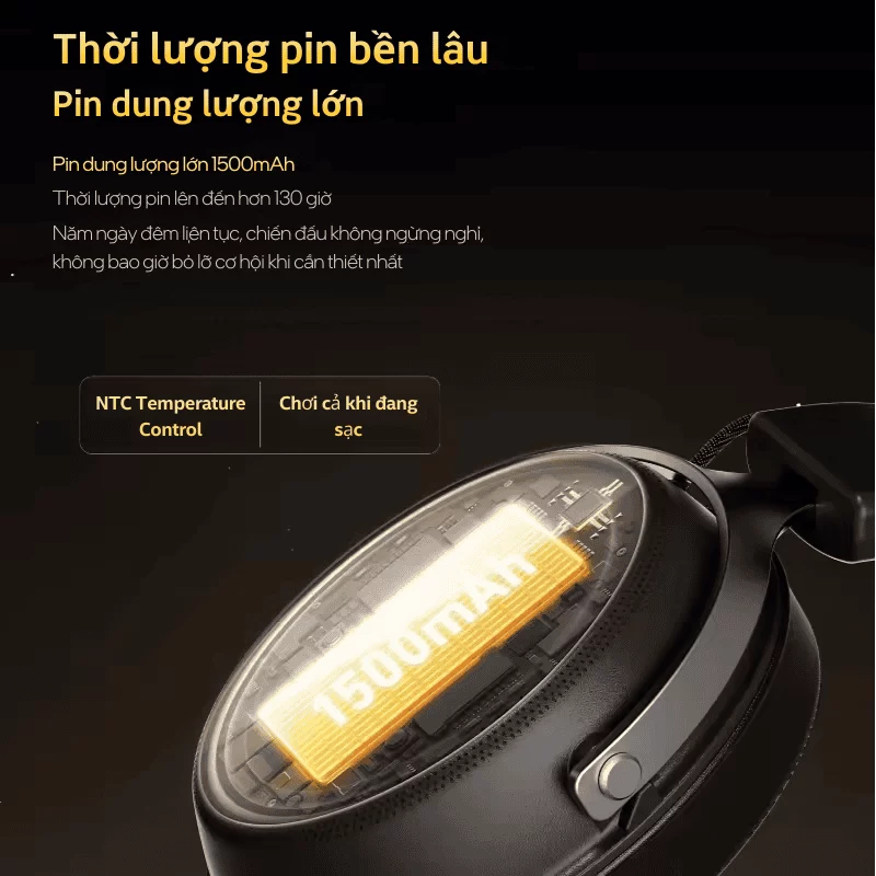 ATK Neptune N9 Ultra Esports Gaming Wireless Headset - Noise-canceling, 4 modes, 130h Battery 10 ATK Neptune N9 Ultra Esports Gaming Wireless Headset - Noise-canceling, 4 modes, 130h Battery - Ảnh 10