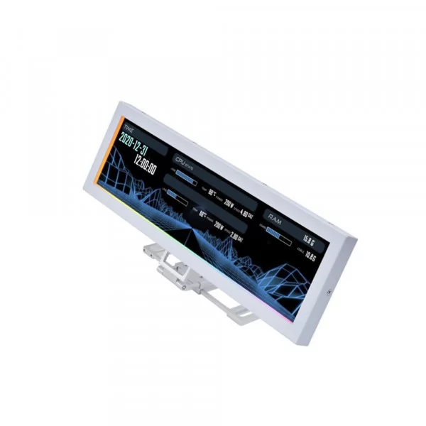 Lian Li 8.8 inch Universal Screen US88v1 White (SM088W) LCD IPS Screen Display 2 Lian Li 8.8 inch Universal Screen US88v1 White (SM088W) LCD IPS Screen Display - Ảnh 2