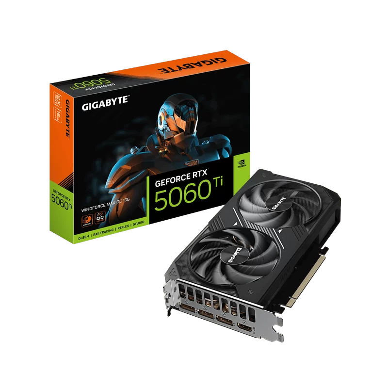 GIGABYTE GeForce RTX 5060Ti WINDFORCE MAX OC 16G (GV-N506TWF2MAX OC-16GD) Graphics Card