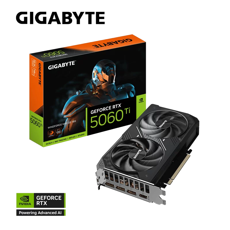 GIGABYTE GeForce RTX 5060Ti WINDFORCE MAX OC 16G (GV-N506TWF2MAX OC-16GD) Graphics Card 11 GIGABYTE GeForce RTX 5060Ti WINDFORCE MAX OC 16G (GV-N506TWF2MAX OC-16GD) Graphics Card - Ảnh 11