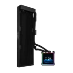 Lian Li HydroShift II LCD-S 360 Fanless Black AIO Liquid CPU Cooler - 3.4 inch IPS 480×480 LCD Screen