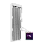 Lian Li HydroShift II LCD-S 360 Fanless White AIO Liquid CPU Cooler – 3.4 inch IPS 480×480 LCD Screen