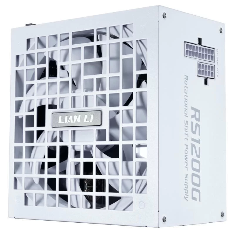 Lian Li RS RS1200G 1200W White Rotational Shift Fully Modular ATX PSU - 1200W ATX12V v3.1 PCIe 5.1, 80 Plus Gold, Full Modular 6 Lian Li RS RS1200G 1200W White Rotational Shift Fully Modular ATX PSU - 1200W ATX12V v3.1 PCIe 5.1, 80 Plus Gold, Full Modular - Ảnh 6