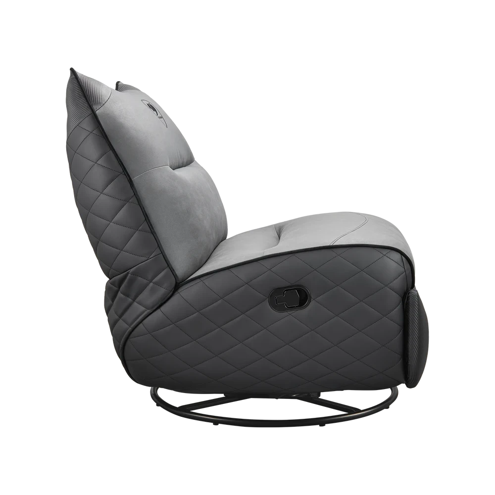 Cougar OVERLORD NEO Gaming Sofa Chair - Leather-like fabric + PVC leatherette, Grey Black, 150kg weight support 13 Cougar OVERLORD NEO Gaming Sofa Chair - Leather-like fabric + PVC leatherette, Grey Black, 150kg weight support - Ảnh 13