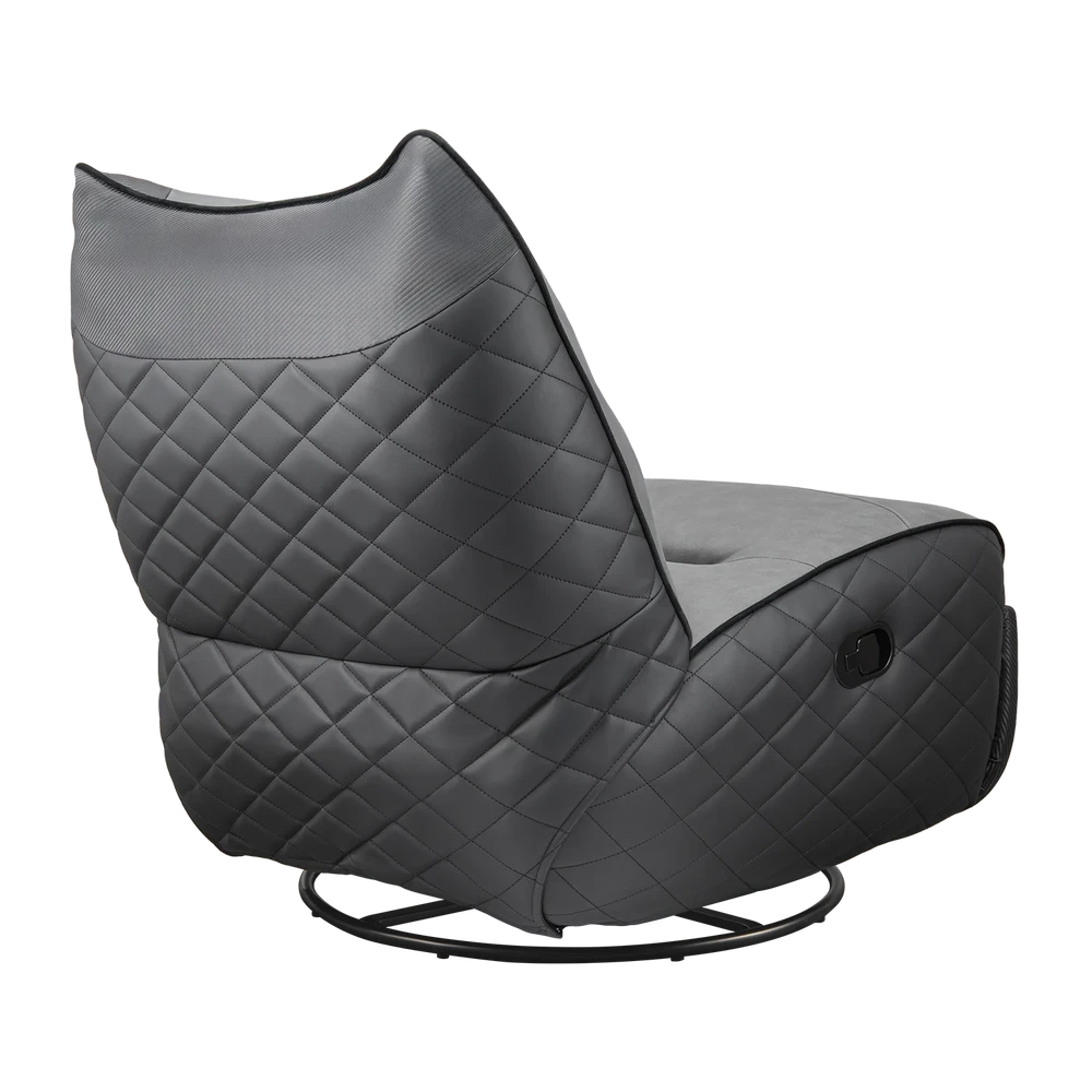 Cougar OVERLORD NEO Gaming Sofa Chair - Leather-like fabric + PVC leatherette, Grey Black, 150kg weight support 5 Cougar OVERLORD NEO Gaming Sofa Chair - Leather-like fabric + PVC leatherette, Grey Black, 150kg weight support - Ảnh 5