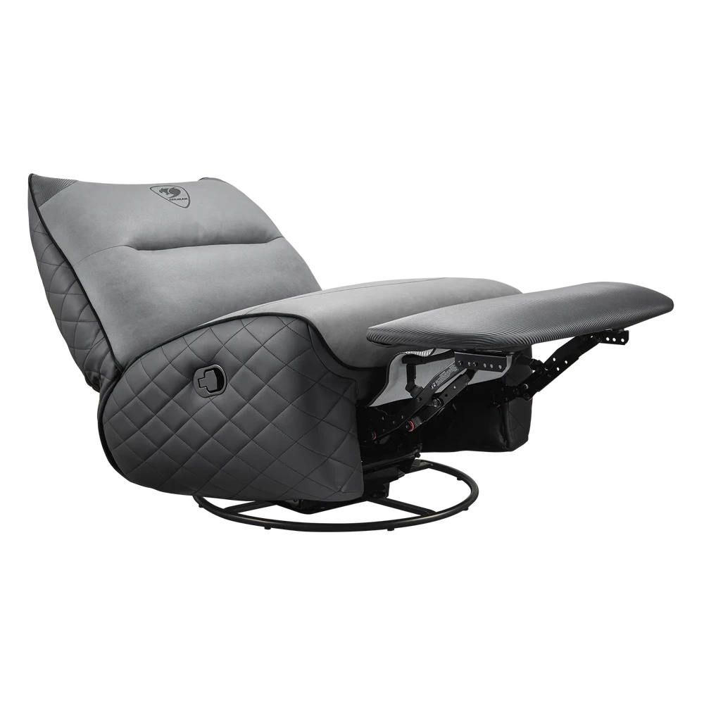 Cougar OVERLORD NEO Gaming Sofa Chair - Leather-like fabric + PVC leatherette, Grey Black, 150kg weight support 8 Cougar OVERLORD NEO Gaming Sofa Chair - Leather-like fabric + PVC leatherette, Grey Black, 150kg weight support - Ảnh 8