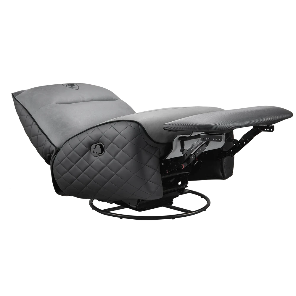 Cougar OVERLORD NEO Gaming Sofa Chair - Leather-like fabric + PVC leatherette, Grey Black, 150kg weight support 9 Cougar OVERLORD NEO Gaming Sofa Chair - Leather-like fabric + PVC leatherette, Grey Black, 150kg weight support - Ảnh 9