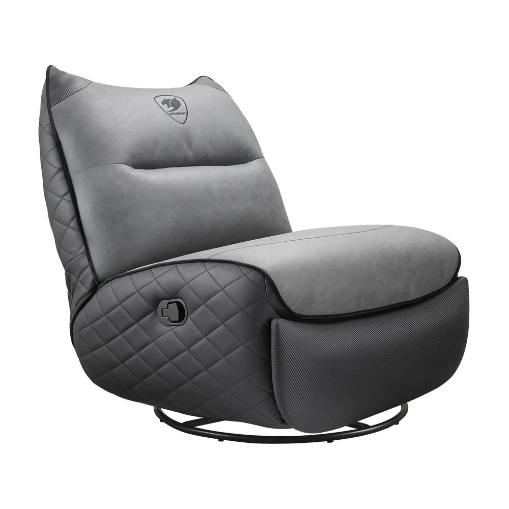 Cougar OVERLORD NEO Gaming Sofa Chair - Leather-like fabric + PVC leatherette, Grey Black, 150kg weight support 10 Cougar OVERLORD NEO Gaming Sofa Chair - Leather-like fabric + PVC leatherette, Grey Black, 150kg weight support - Ảnh 10