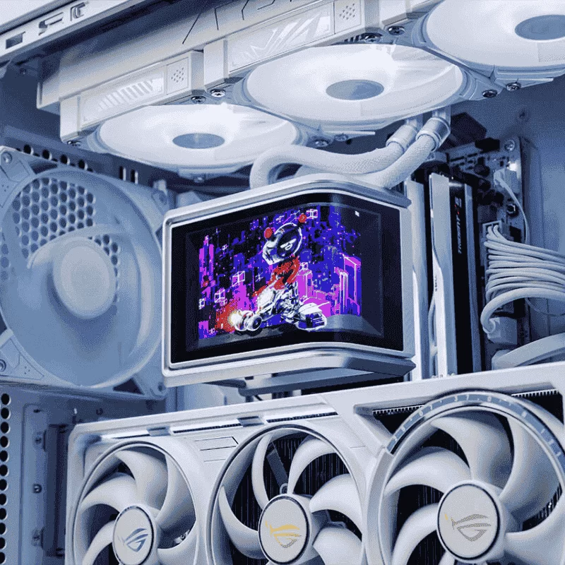 ASUS ROG Ryuo IV SLC 360 ARGB White Edition AIO Liquid CPU Cooler 8 ASUS ROG Ryuo IV SLC 360 ARGB White Edition AIO Liquid CPU Cooler - Ảnh 8