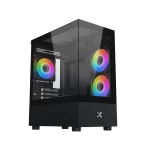 XIGMATEK ALPHARD M 3GF (EN44090) - Black, M-ATX, 3x G20F 120mm Fans