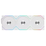 Lian Li UNI FAN TL120 Reverse Blade Wireless Triple White Fan (12RTL1W3W) - 3x 120mm fans, 2.4 GHz Wireless Signal for RGB & Fan Control