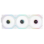 Lian Li UNI FAN TL120 Wireless Triple White Fan (12TL1W3W) - 3x 120mm fans, 2.4 GHz Wireless Signal for RGB & Fan Control