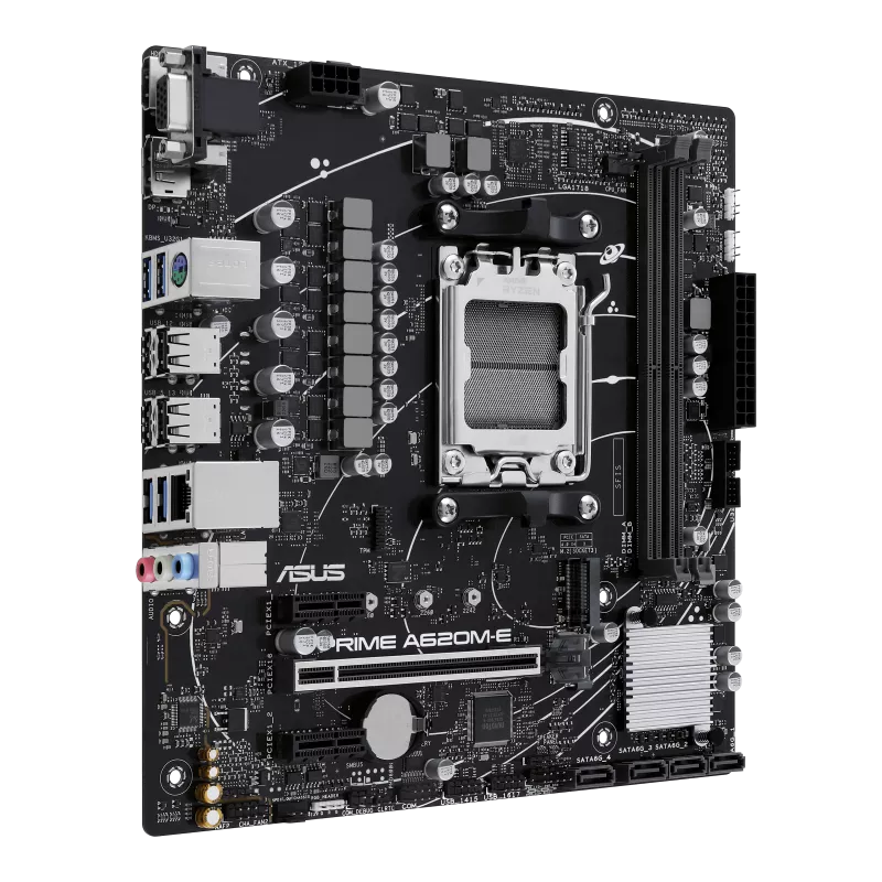 ASUS PRIME A620M-E Mainboard 3 ASUS PRIME A620M-E Mainboard - Ảnh 3