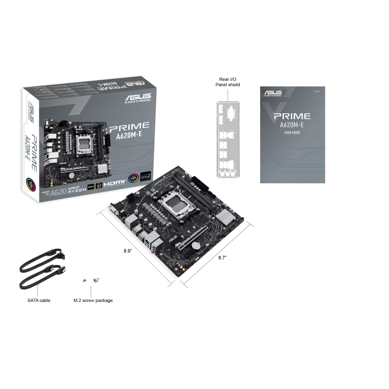 ASUS PRIME A620M-E Mainboard 8 ASUS PRIME A620M-E Mainboard - Ảnh 8