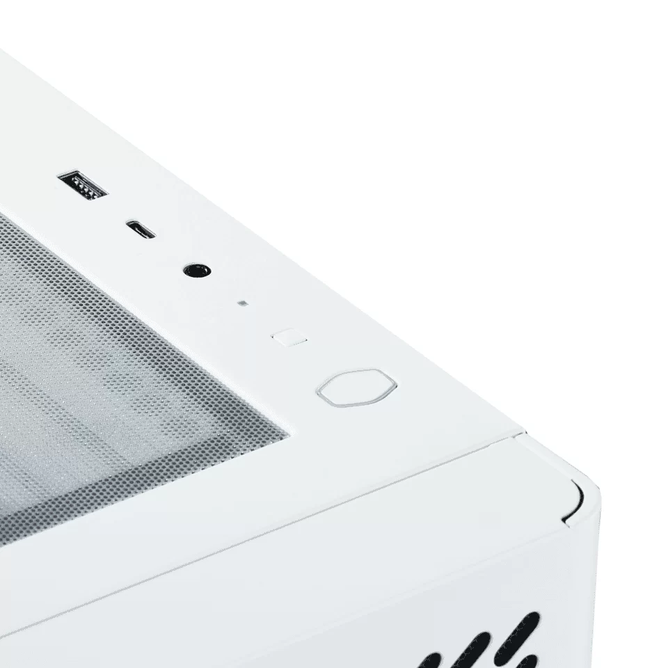 Cooler Master Elite 502 Lite White Case - Tempered Glass, USB-Type C 2 Cooler Master Elite 502 Lite White Case - Tempered Glass, USB-Type C - Ảnh 2