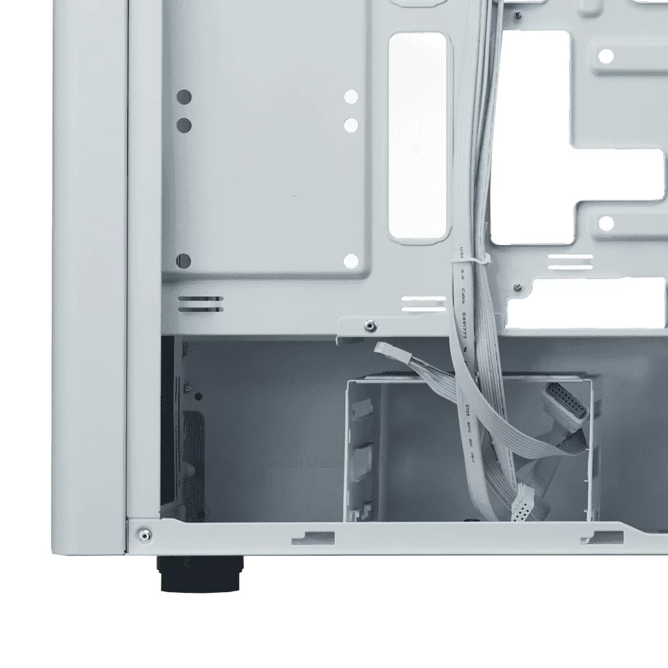 Cooler Master Elite 502 Lite White Case - Tempered Glass, USB-Type C 4 Cooler Master Elite 502 Lite White Case - Tempered Glass, USB-Type C - Ảnh 4