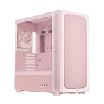 TRYX FLOVA F50 Pink Mid-Tower ATX Case, Fabric Finish, TCF Cross-Flow Fan