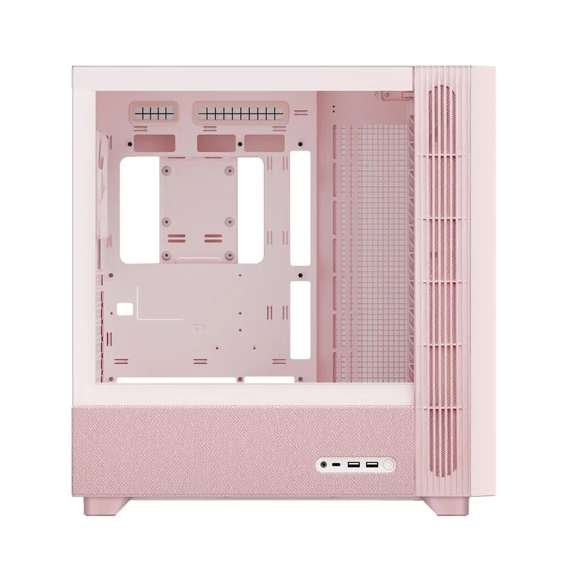 TRYX FLOVA F50 Pink Mid-Tower ATX Case, Fabric Finish, TCF Cross-Flow Fan 4 TRYX FLOVA F50 Pink Mid-Tower ATX Case, Fabric Finish, TCF Cross-Flow Fan - Ảnh 4