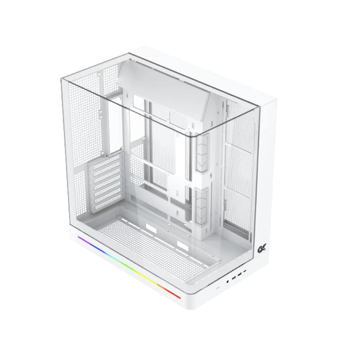 XIGMATEK PANO II ARTIC (EN48425) Mid Tower ATX Case - Full White, Curved Tempered Glass & Top Tempered Glass, No Fan 11 XIGMATEK PANO II ARTIC (EN48425) Mid Tower ATX Case - Full White, Curved Tempered Glass & Top Tempered Glass, No Fan - Ảnh 11
