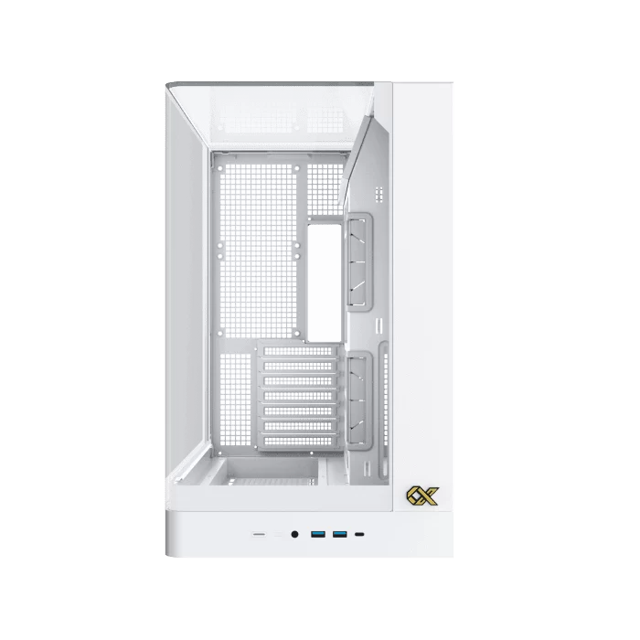 XIGMATEK PANO II ARTIC (EN48425) Mid Tower ATX Case - Full White, Curved Tempered Glass & Top Tempered Glass, No Fan 12 XIGMATEK PANO II ARTIC (EN48425) Mid Tower ATX Case - Full White, Curved Tempered Glass & Top Tempered Glass, No Fan - Ảnh 12