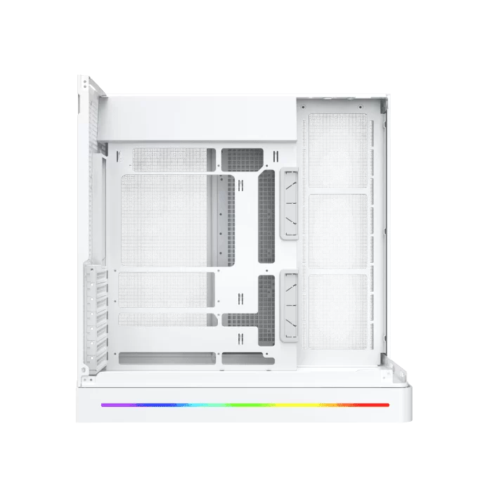 XIGMATEK PANO II ARTIC (EN48425) Mid Tower ATX Case - Full White, Curved Tempered Glass & Top Tempered Glass, No Fan 7 XIGMATEK PANO II ARTIC (EN48425) Mid Tower ATX Case - Full White, Curved Tempered Glass & Top Tempered Glass, No Fan - Ảnh 7