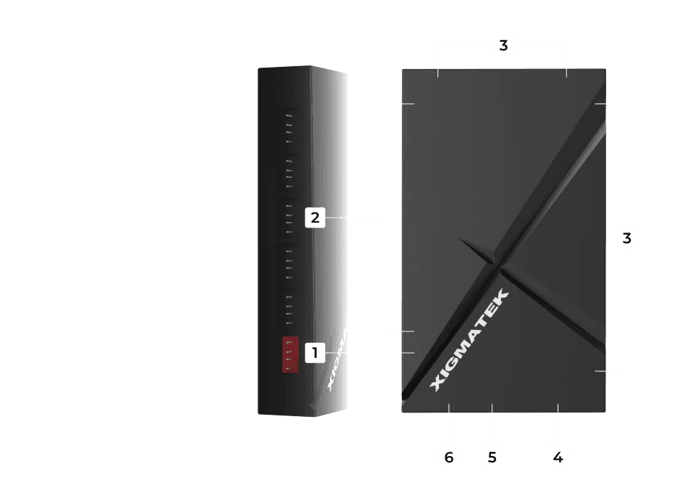 XIGMATEK PANO II BLACK (EN48418) Mid Tower ATX Case - Black, Curved Tempered Glass & Top Tempered Glass, No Fan 59 Pano II Arctic