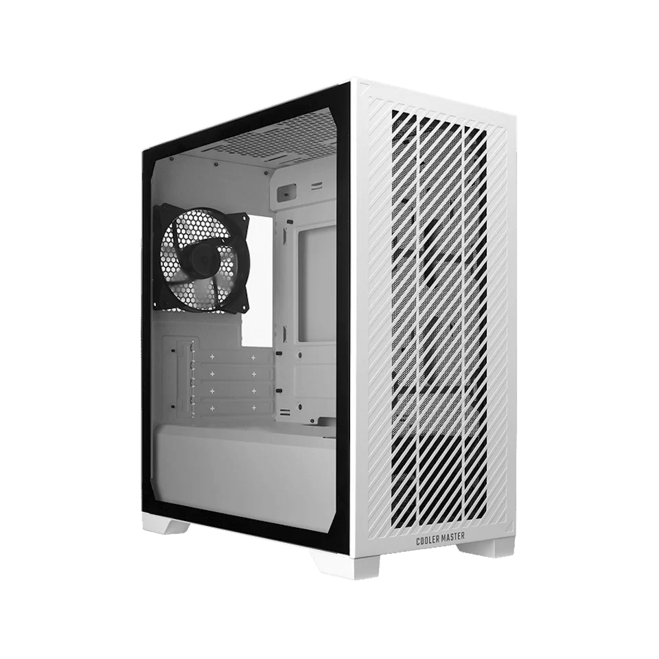 Cooler Master Elite 301 Lite White Case - Tempered Glass, USB-Type C 1 Cooler Master Elite 301 Lite White Case - Tempered Glass, USB-Type C