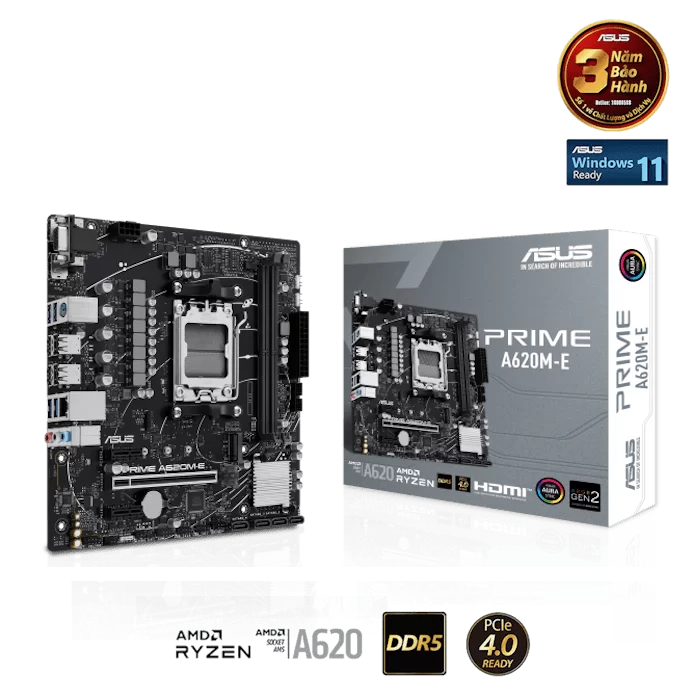 ASUS PRIME A620M-E Mainboard 1 ASUS PRIME A620M-E Mainboard