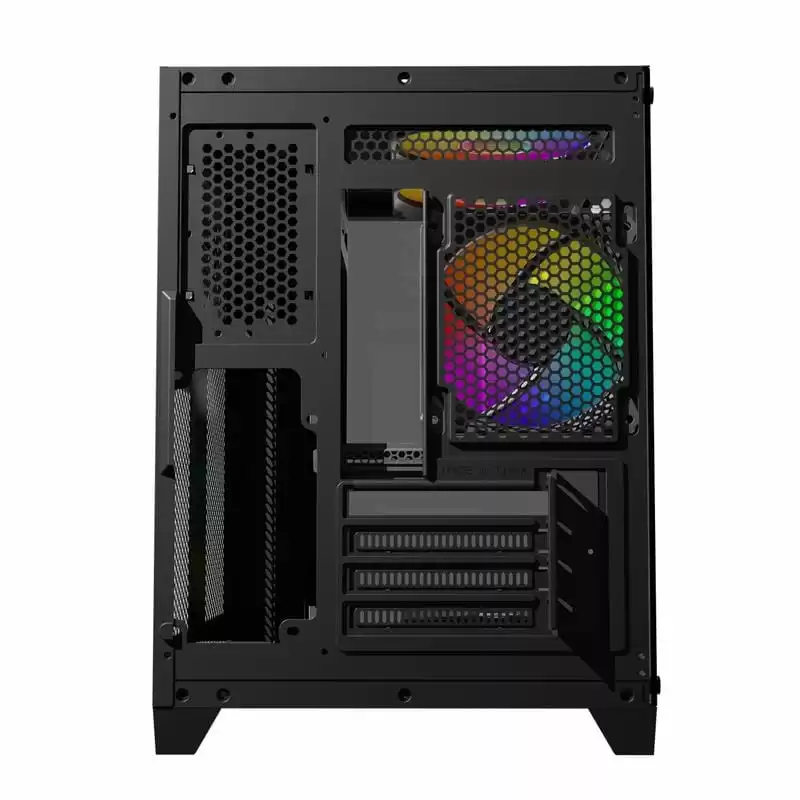 JETEK CSGO2 WUKONG Black Aquarium Case - mATX, Pillarless View 3 JETEK CSGO2 WUKONG Black Aquarium Case - mATX, Pillarless View - Ảnh 3