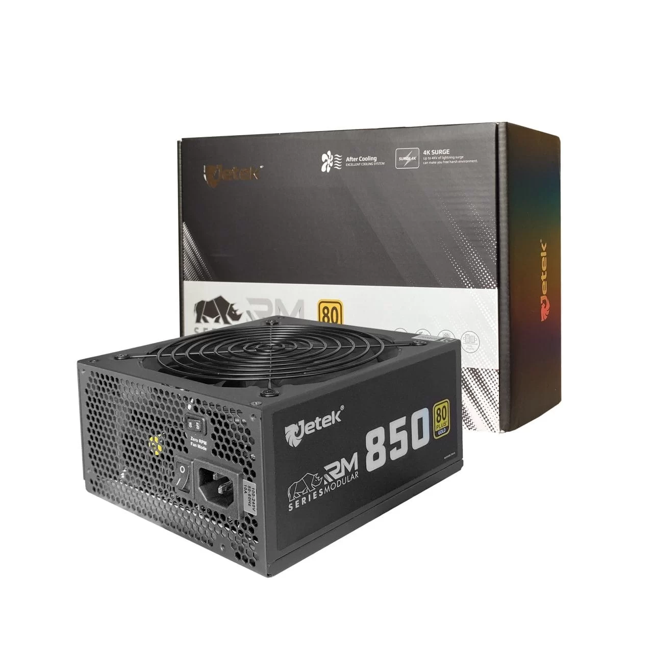 JETEK RM850 E5.1 PSU - Full Modular, ATX 3.1 & PCIe 5.1, 80 Plus Gold, Full Modular, FDB 135mm 13 JETEK RM850 E5.1 PSU - Full Modular, ATX 3.1 & PCIe 5.1, 80 Plus Gold, Full Modular, FDB 135mm - Ảnh 13