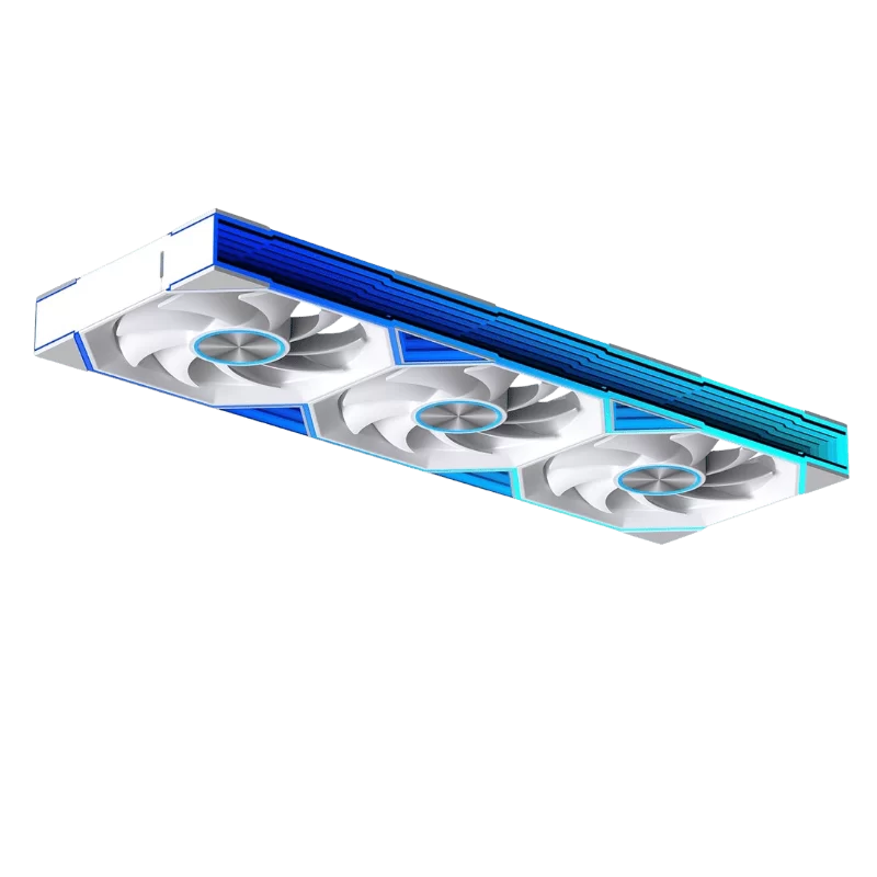 Jungle Leopard Pro Flow 360 ARGB White AIO Liquid CPU Cooler - 5.5 inch HD (960×480p) RGB Display, 3x120mm ARGB Fans 5 Jungle Leopard Pro Flow 360 ARGB White AIO Liquid CPU Cooler - 5.5 inch HD (960×480p) RGB Display, 3x120mm ARGB Fans - Ảnh 5