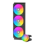 SAMA L60 Black AIO Liquid CPU Cooler – 360mm Radiator, 3x 120mm ARGB fans