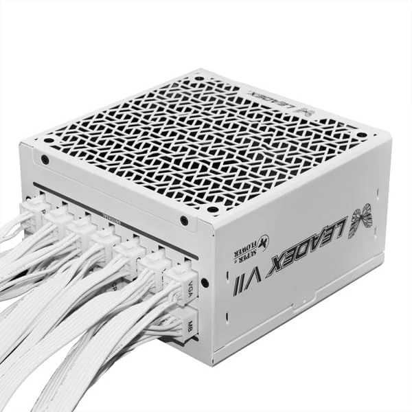 Super Flower LEADEX VII XG 1000W ATX3.0 / ATX3.1 (WH) PSU - White, 80 Plus Gold, PCIe 5.0, ATX 3.0/3.1 Compatible, Full Modular 4 Super Flower LEADEX VII XG 1000W ATX3.0 / ATX3.1 (WH) PSU - White, 80 Plus Gold, PCIe 5.0, ATX 3.0/3.1 Compatible, Full Modular - Ảnh 4
