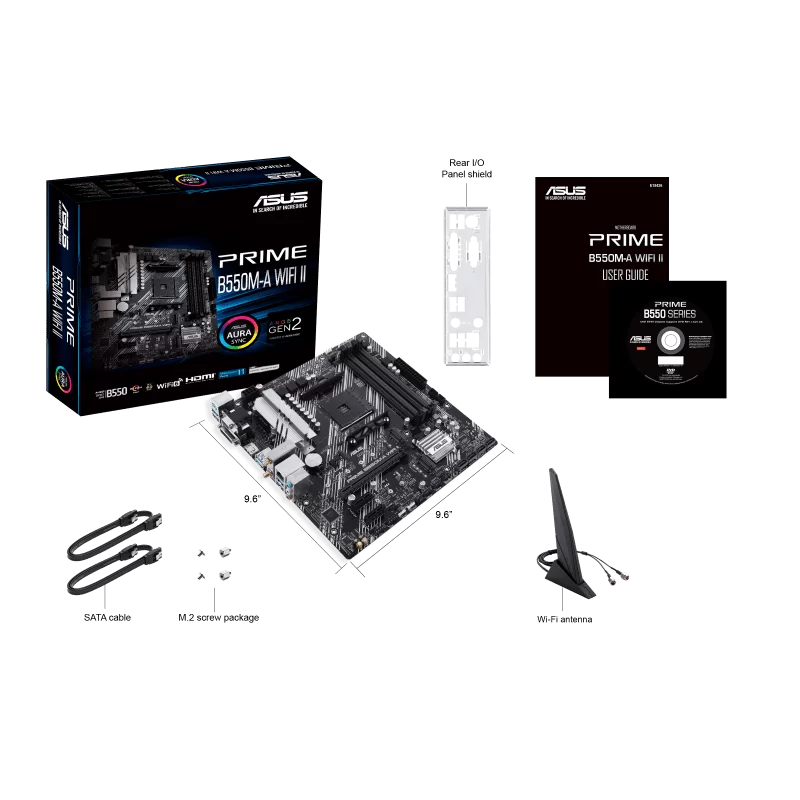 ASUS PRIME B550M-A WIFI II Mainboard 7 ASUS PRIME B550M-A WIFI II Mainboard - Ảnh 7