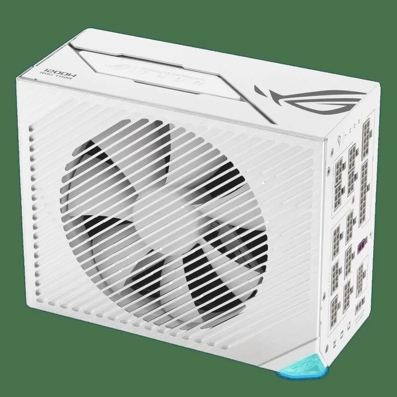 ASUS ROG Thor 1200W Platinum III White Edition Gaming PSU (ROG-THOR-1200P3-WHITE-GAMING) - 1200W, ATX 3.1 compatible, magnetic OLED display, 80 Plus Platinum 11 ASUS ROG Thor 1200W Platinum III White Edition Gaming PSU (ROG-THOR-1200P3-WHITE-GAMING) - 1200W, ATX 3.1 compatible, magnetic OLED display, 80 Plus Platinum - Ảnh 11