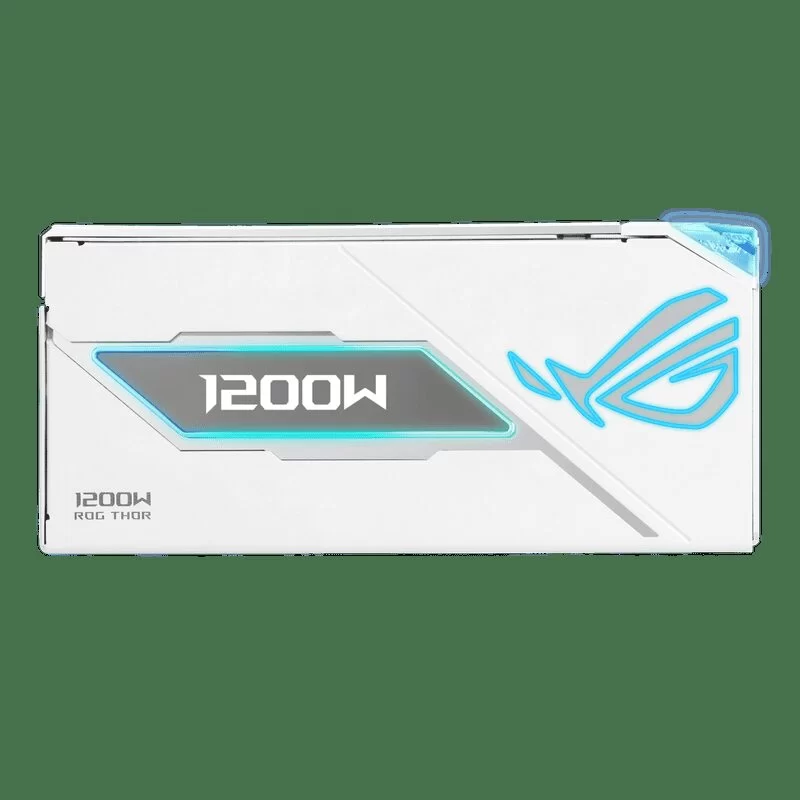 ASUS ROG Thor 1200W Platinum III White Edition Gaming PSU (ROG-THOR-1200P3-WHITE-GAMING) - 1200W, ATX 3.1 compatible, magnetic OLED display, 80 Plus Platinum 9 ASUS ROG Thor 1200W Platinum III White Edition Gaming PSU (ROG-THOR-1200P3-WHITE-GAMING) - 1200W, ATX 3.1 compatible, magnetic OLED display, 80 Plus Platinum - Ảnh 9
