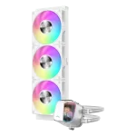 SAMA L70 360WH White AIO Liquid CPU Cooler – 360mm Radiator, 3x 120mm ARGB fans