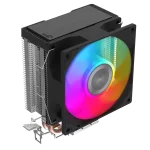 SAMA X20 RGB CPU Air Cooler - Black, 2 Copper Heat Pipes, 1x 92mm Fans