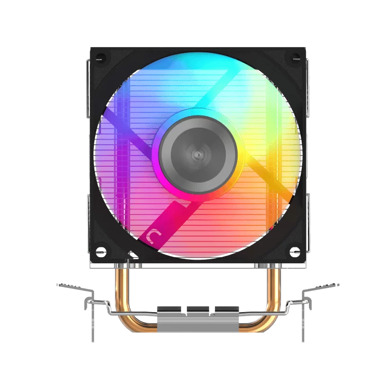 SAMA X20 RGB CPU Air Cooler - Black, 2 Copper Heat Pipes, 1x 92mm Fans 7 SAMA X20 RGB CPU Air Cooler - Black, 2 Copper Heat Pipes, 1x 92mm Fans - Ảnh 7