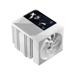 TRYX TURRIS 620 White 5.0" IPS Customizable Screen Dual Tower CPU Air Cooler - 6x Ø6 mm copper Heat Pipes (H-T620N-DM2M-G0W)