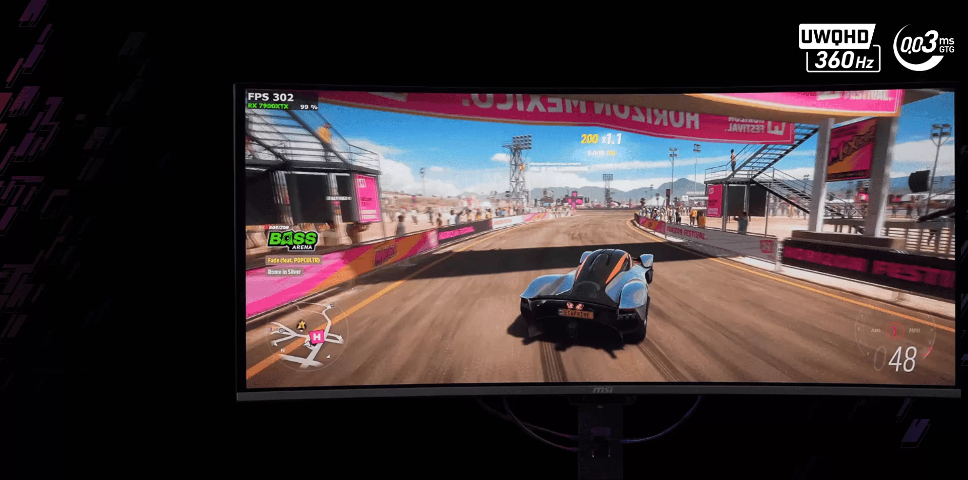 MSI MPG 341CQR QD-OLED 360Hz 0.03ms gaming monitor