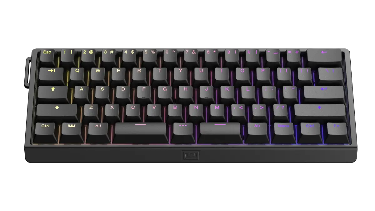Wooting 60HE V2 Lekker Tikken Switch Gaming Keyboard - 60% Rapid Trigger, RGB 46 Wooting 60HE+ V2 Lekker Tikken Switch Gaming Keyboard layout ANSI 60% gaming keyboard cao cấp