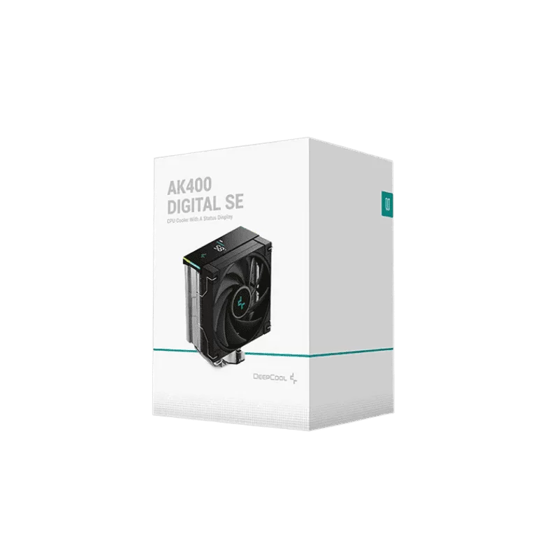 Deepcool AK400 DIGITAL SE CPU Air Cooler - Black, 4 heatpipes, FDB fan, ARGB LED strips 7 Deepcool AK400 DIGITAL SE CPU Air Cooler - Black, 4 heatpipes, FDB fan, ARGB LED strips - Ảnh 7