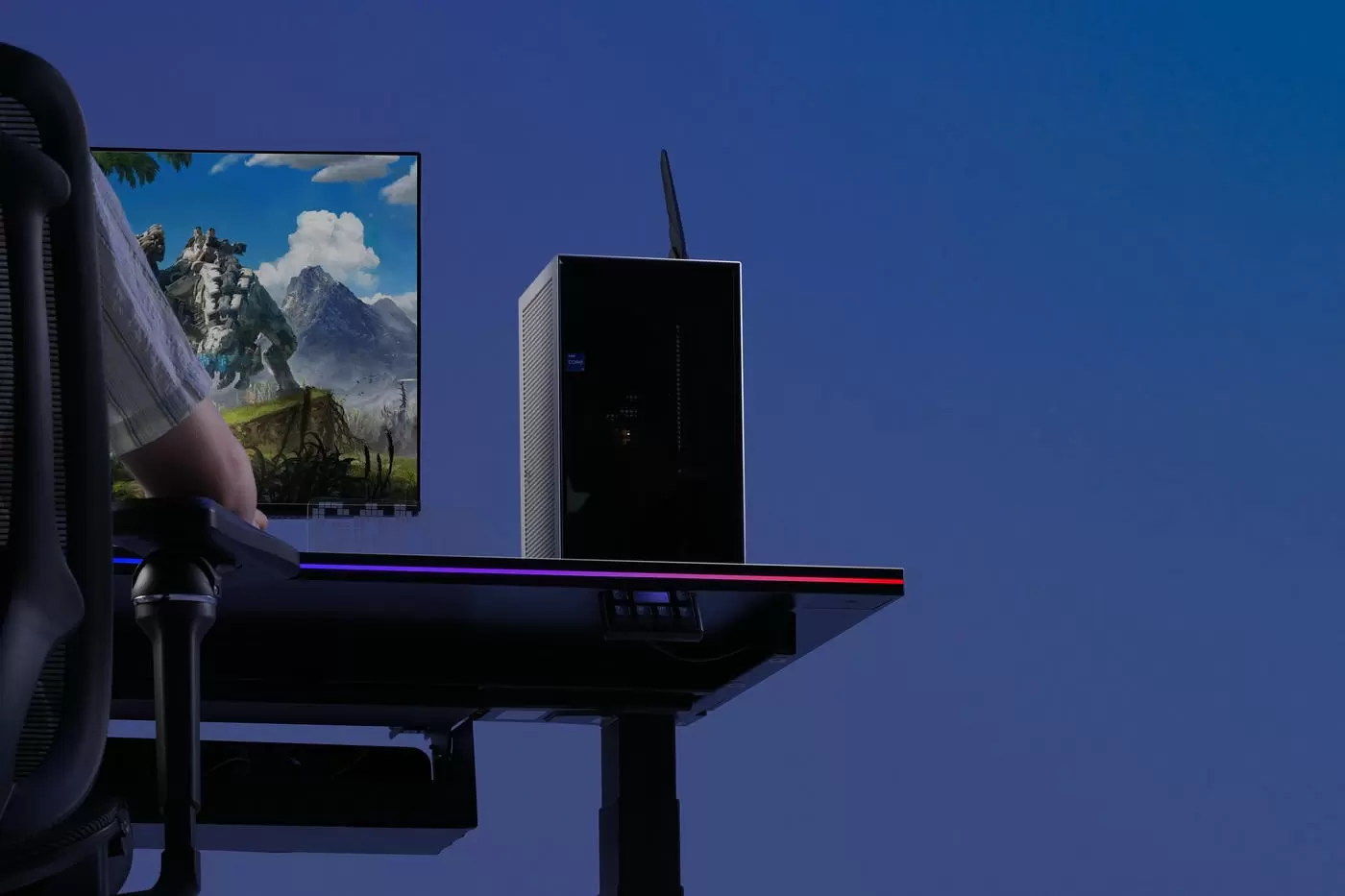 standing desk HyperWork ATLAS Elite không gian làm việc chuyên nghiệp