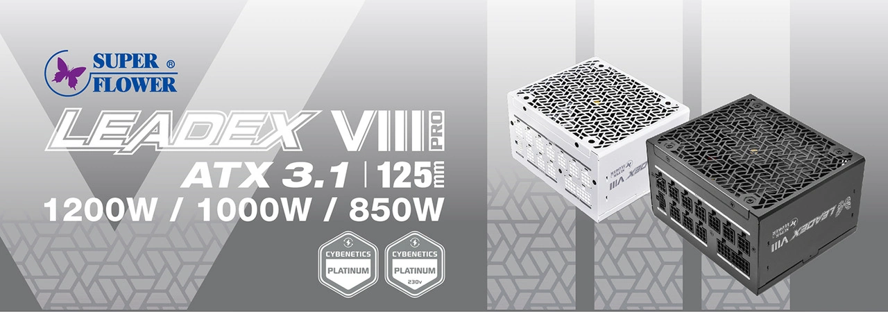 Nguồn Super Flower 1200W thiết kế nhỏ gọn 125mm