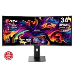MSI MPG 341CQR QD-OLED Curved Gaming Monitor - 34" 21:9 UWQHD (3440 x 1440) 360Hz 0.03ms (GtG)