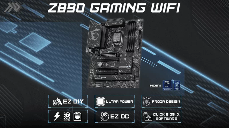Mainboard MSI Z890 GAMING WIFI chính hãng