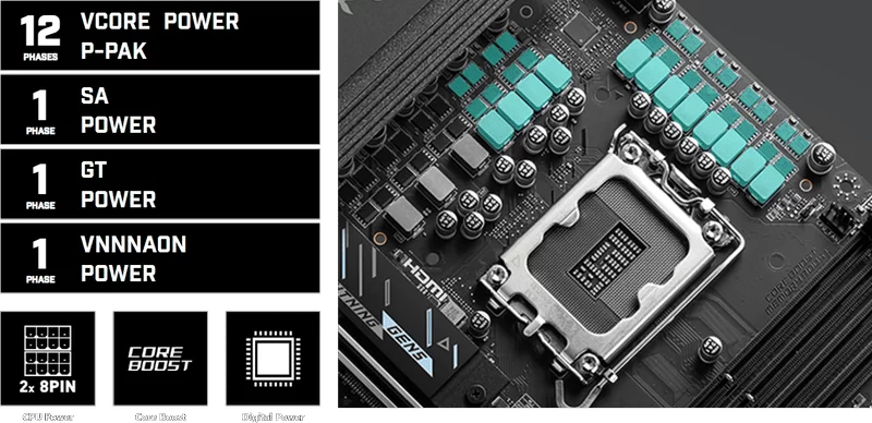 VRM MSI Z890