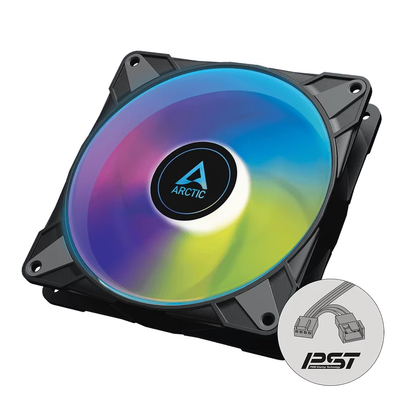 Arctic P14 PWM PST A-RGB 140mm Fan 2 Arctic P14 PWM PST A-RGB 140mm Fan - Ảnh 2